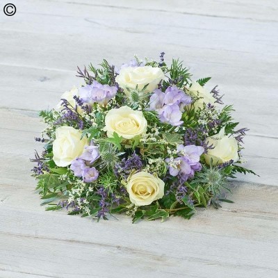 White Rose and Freesia Posy