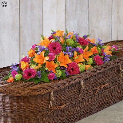 Vibrant Casket Spray