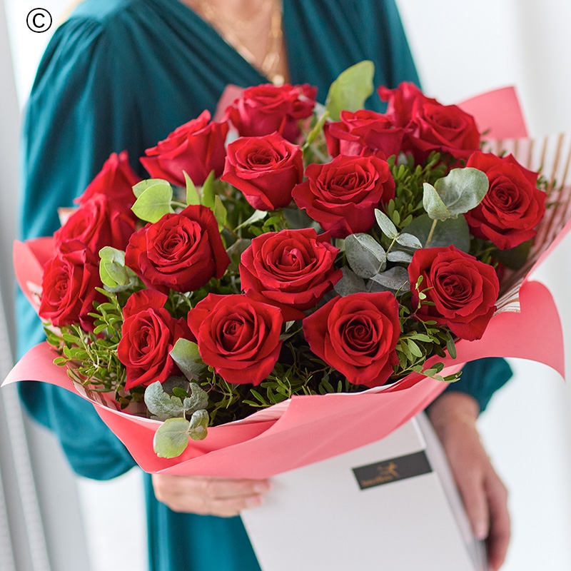 Red Rose Hand tied Bouquet