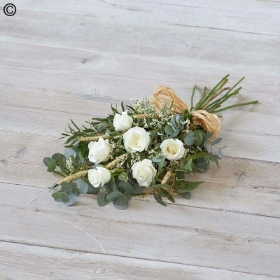 Simple White Rose Sheaf