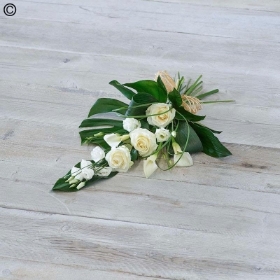 White Rose and Calla Lily Sheaf