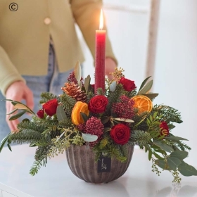 Luxury Christmas candle arrangement
