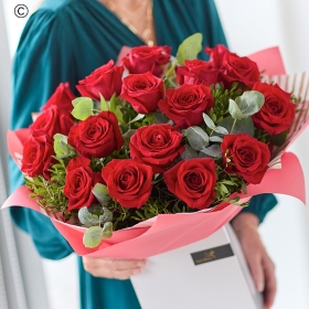 Red Rose Hand tied Bouquet